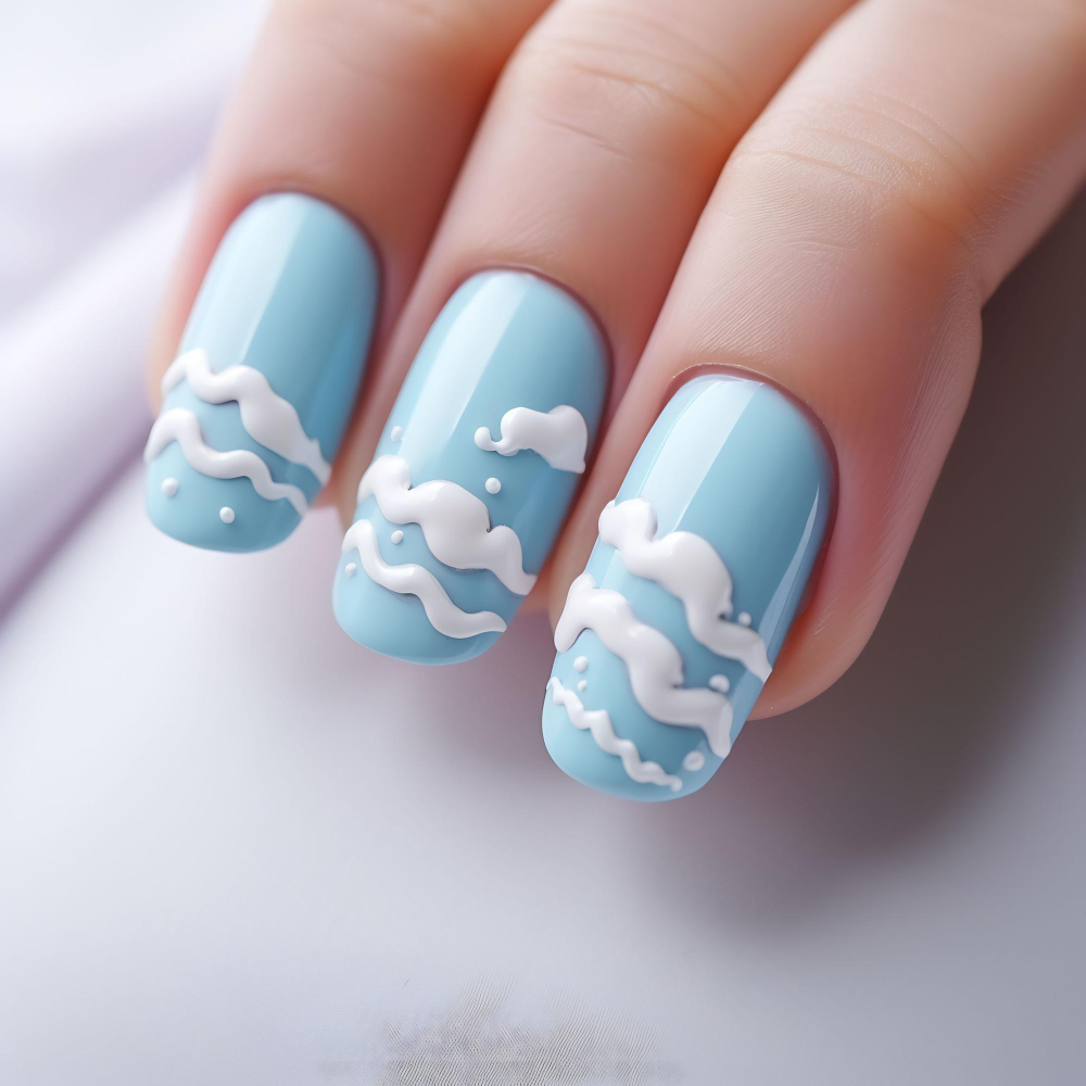 blue-nail-art-design-with-clouds-it